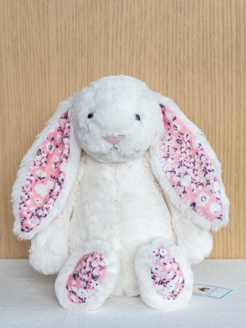 "Jellycat Blossom Cherry Bunny Medium 12 Inch Plush NWT Retired Rare Toy "